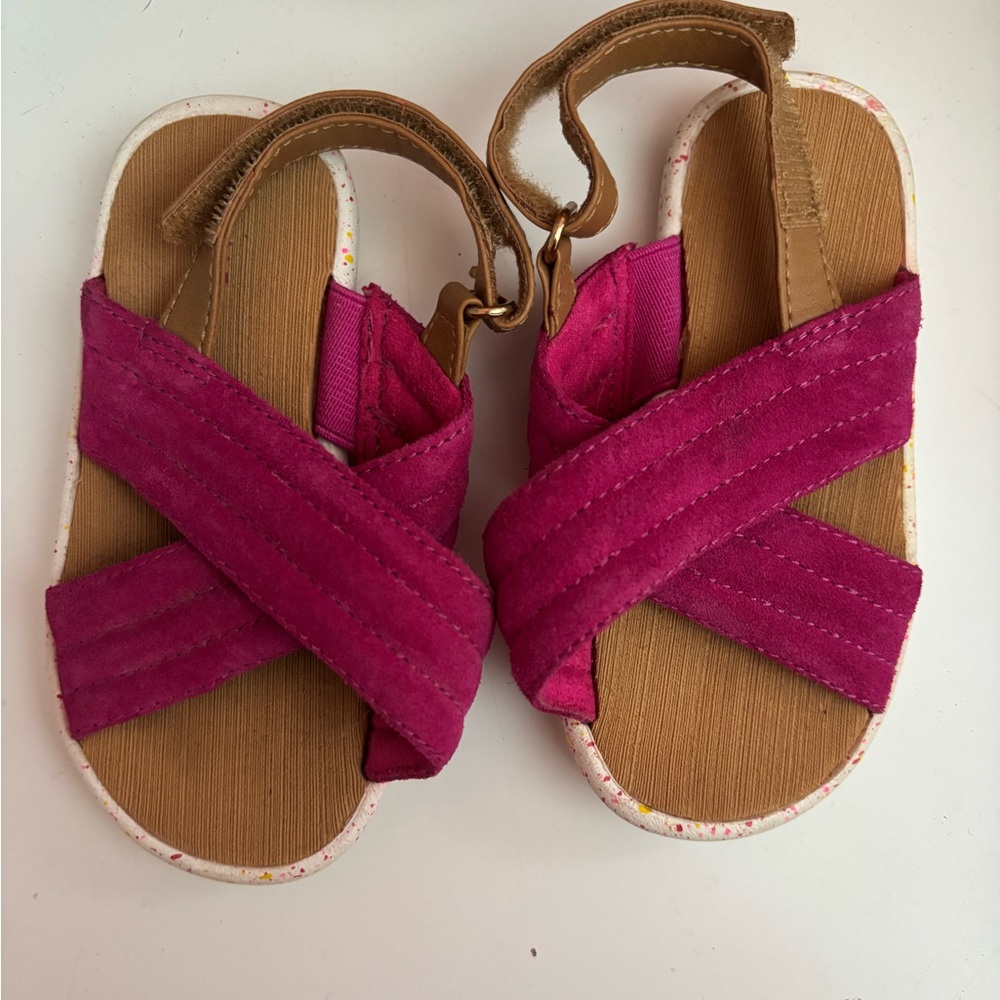 Toms Fuchsia Kids Sandals
